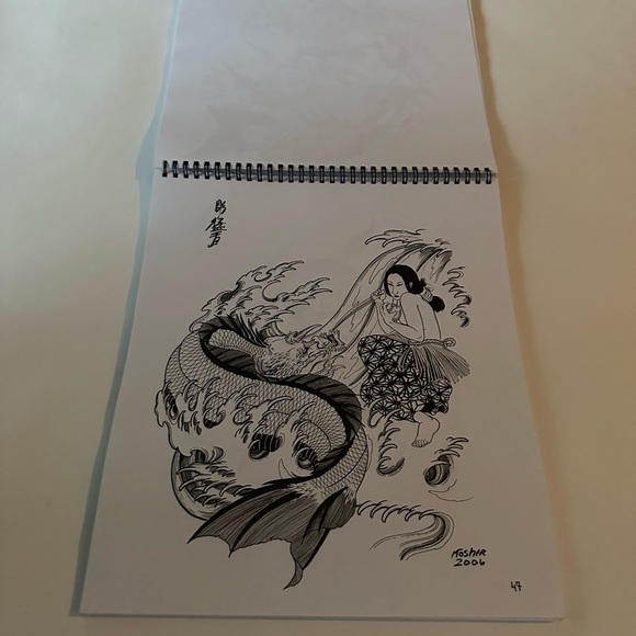 100 Japanese Tattoo Designs Part 2 .. by Horimouja .. great for Father’s Day. - Picture 4 of 5